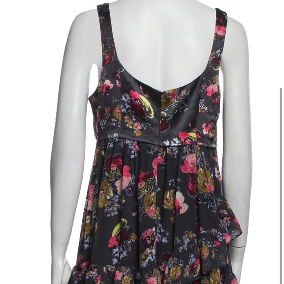 Cinq à Sept Alanis Tired ruffle Silk Dress US6 NWOT - Picture 12 of 14